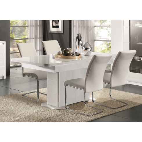 Pikendatav söögilaud BELLINI valge