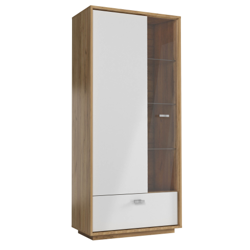 Vitriin CRAFT tamm/valge (S2D)