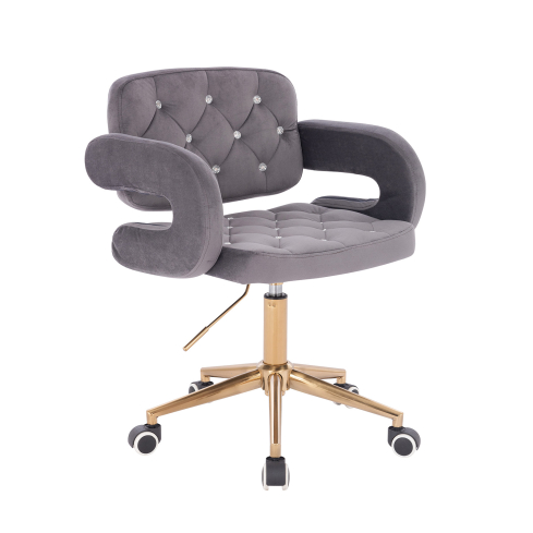 Kontoritool CL 19024 tumehall/kuldne