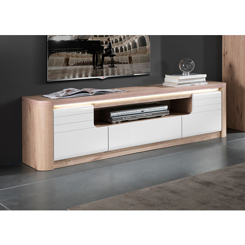 TV-alus BELLINI 170 2P1T tamm/valge