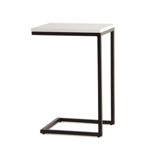 Diivanilaud 9375 valge kõrgläige/must