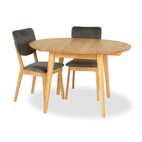 Söögilaud GENEVA tamm (100-140x100 cm) (Õlitatud)