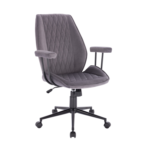 Kontoritool CL 21002 tumehall samet