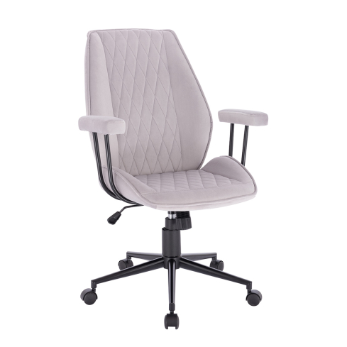 Kontoritool CL 21002 helehall samet