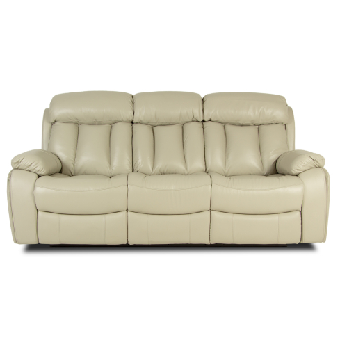 Diivan recliner 3ne XW9387M beež nahk