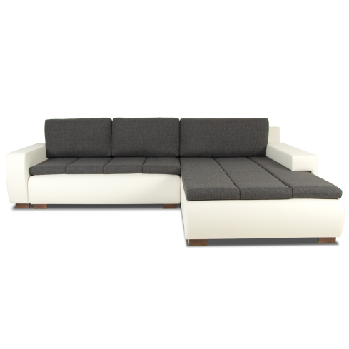 Nurgadiivanvoodi NAPOLI (Hygge99/valge PU)
