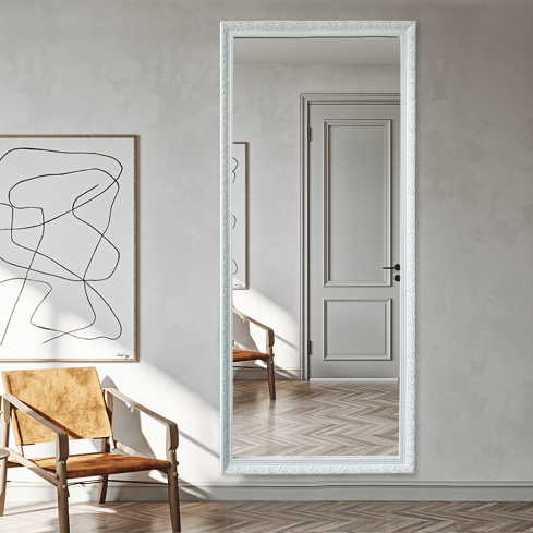 Seinapeegel TORTEL valge