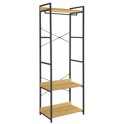 Riiul RIVER 3-ne tamm/must