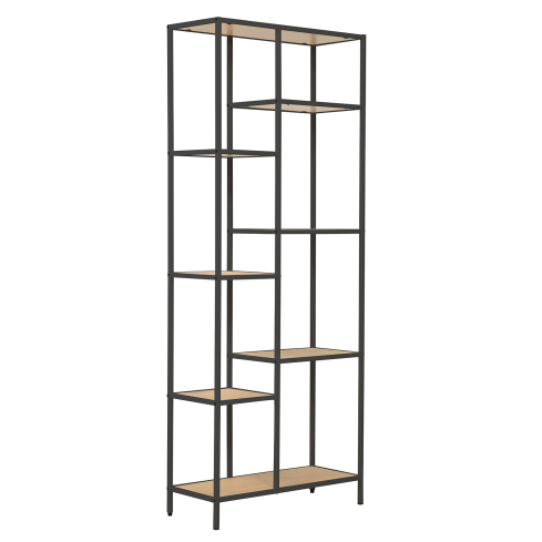 Riiul RIVER tamm/must (eritasandil)