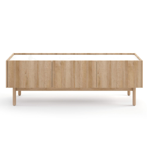 TV-laud BOHO 144 riviera tamm/valge