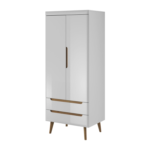 Riidekapp NORDI NSZ80 valge/riviera tamm