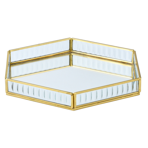 Kandik MEGAN 30,48 cm klaas/kuldne (6-ne)