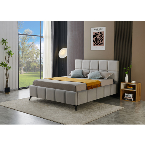 Voodi CARLA helehall