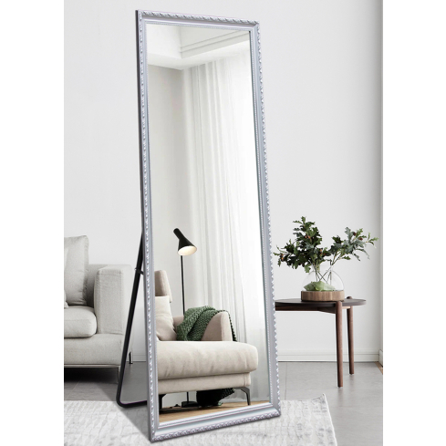 Põrandapeegel LORETA hõbedane