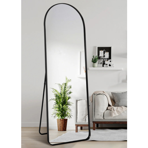 Põrandapeegel MORELIA must