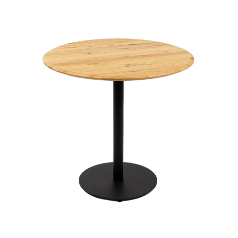 Laud CAFE 70 tamm/must (ümmargune)