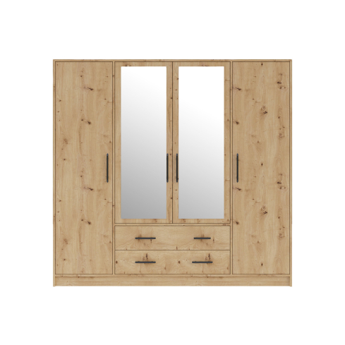 Riidekapp SMART 1 peegliga artisan tamm