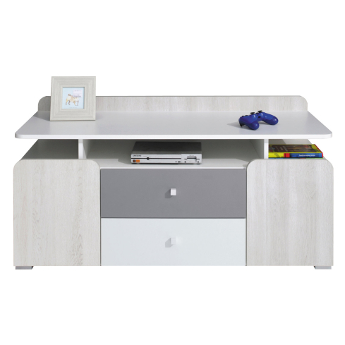 TV-laud COMO 8 valge/hall