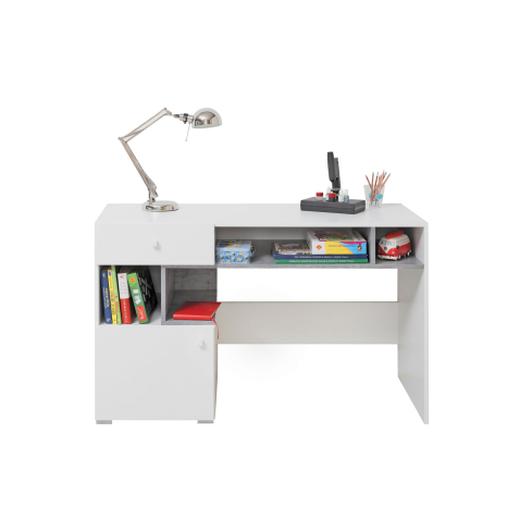 Kirjutuslaud SIGMA 10 valge/hall