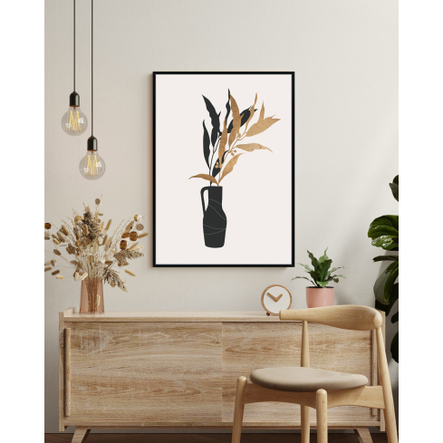 Poster PALM I musta raamiga