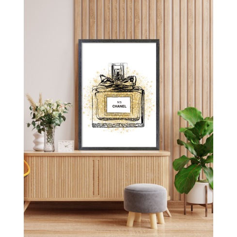 Poster PERFUME musta raamiga