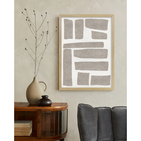 Poster GREY puidust raamiga