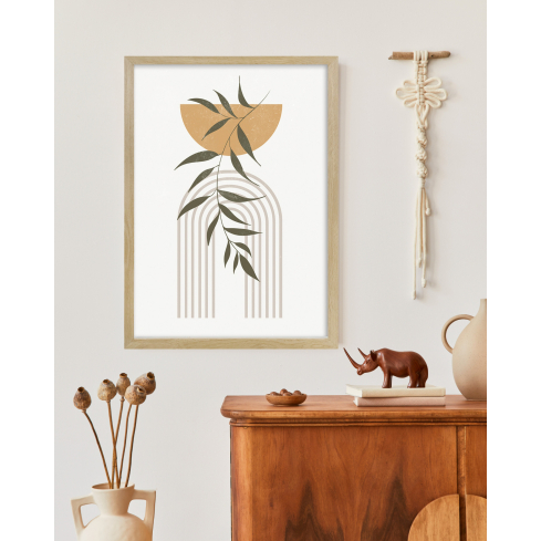 Poster BOHO puidust raamiga