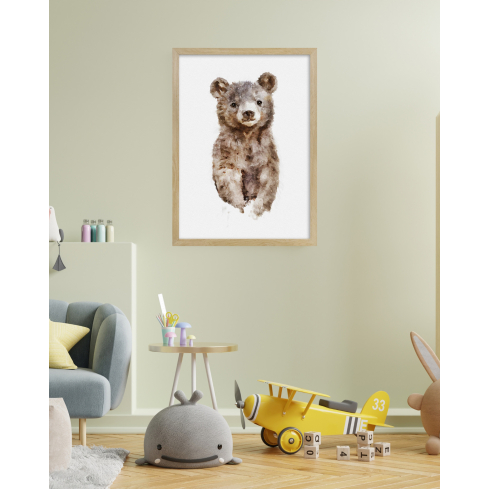 Poster TEDDY puidust raamiga