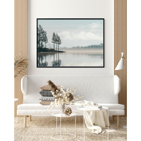 Poster LAKE musta raamiga