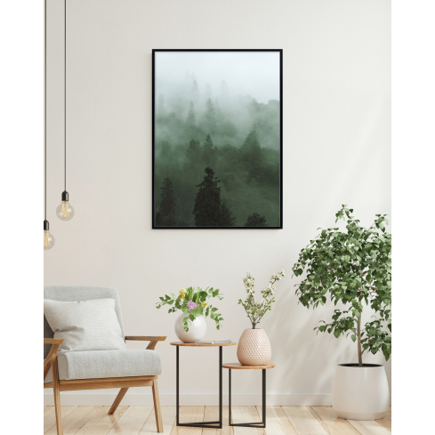 Poster GREEN musta raamiga