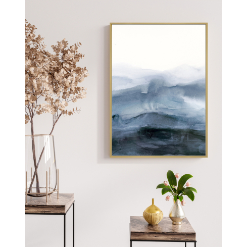 Poster MOUNTAINS kuldse raamiga