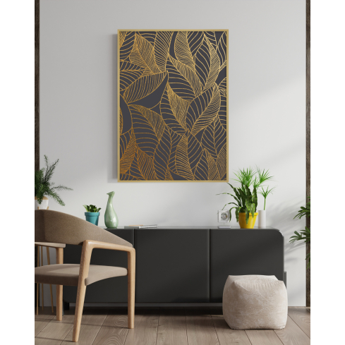 Poster GOLD LEAF kuldse raamiga