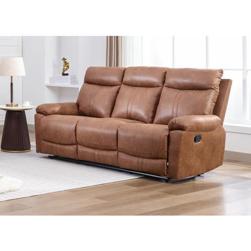 Diivan-recliner MONTY 3-ne pruun