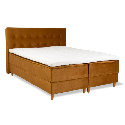 Voodi BOXBED II pocket kuldne (160x200)