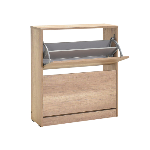 Jalanõudekapp FLAT 2 hele pähkel