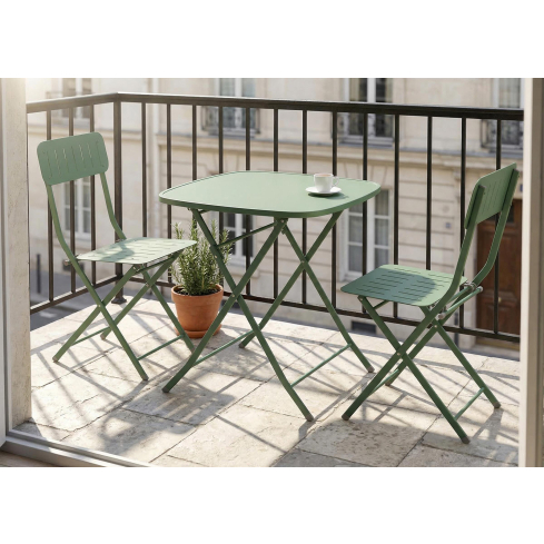 Aiamööblikomplekt PIPA 2-ne roheline