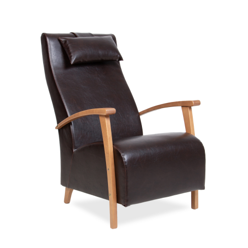 Tugitool POLO pruun (nahk/tamm)