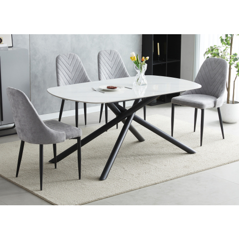 Söögilaud BECCA valge