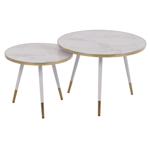 Diivanilaua komplekt TULLY valge