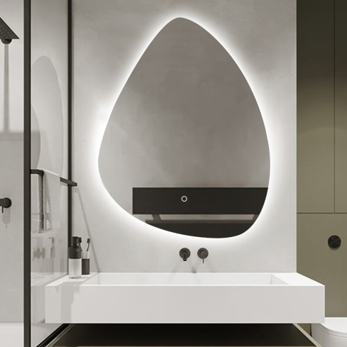 Seinapeegel DROP valgustusega