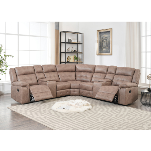 Nurgadiivan-recliner TULSA taupe