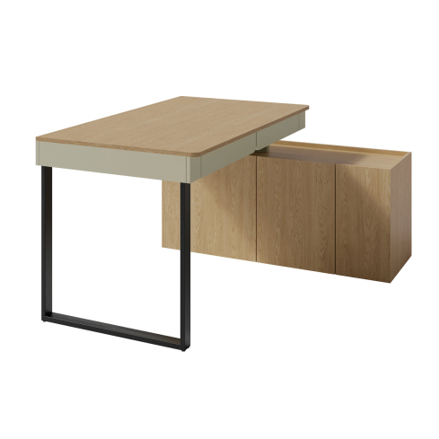 Kirjutuslaud LUCA 10 roheline/tamm