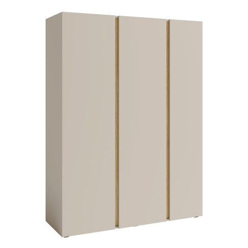 Riidekapp LUCA 1 beež/tamm