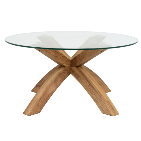 Diivanilaud MALISSA klaas/tamm