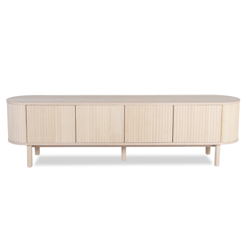 TV-laud CLAUS 200 valge tamm