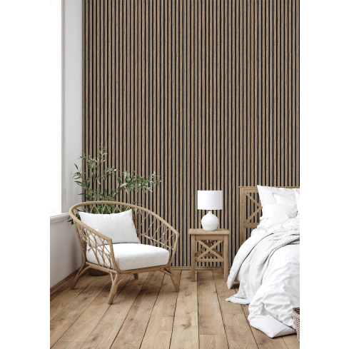 Akustiline seinapaneel FELTON suitsune tamm (60x290 cm)