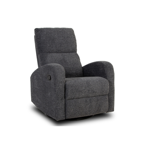 Tugitool-recliner SEVILLA süsihall (kiikuv/pöörlev)
