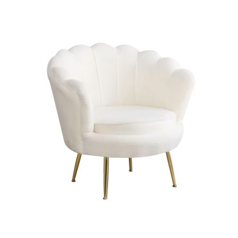 Tugitool SHELL valge teddy/kuldne