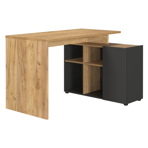 Kirjutuslaud ADRANO 2230 grafiit/tamm