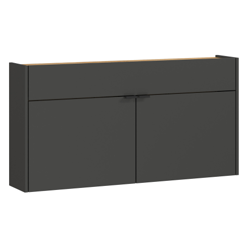 Jalanõudekapp AMECA 1398 grafiit/tamm